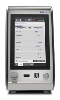 Frontansicht ZEDeco+ Lecktestgerät