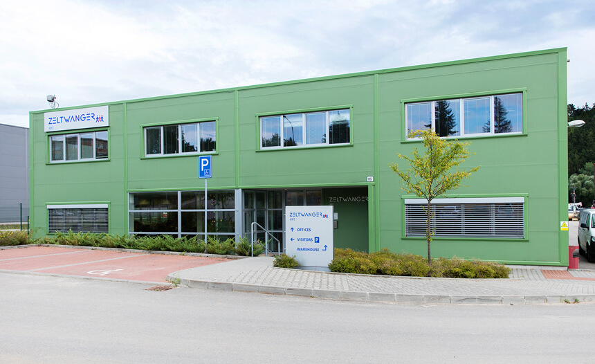 ZELTWANGER AMT building in Kurim, Czechia